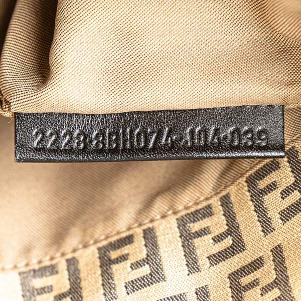 Pre-owned Fendi Zucchino Canvas Tote Brown