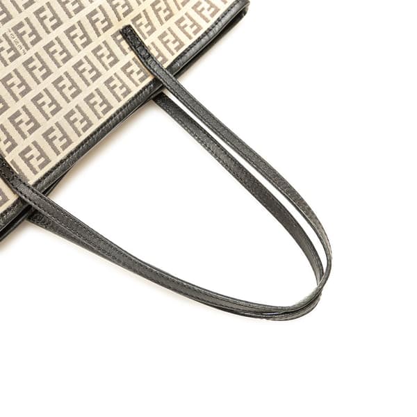 Pre-owned Fendi Zucchino Canvas Tote Brown