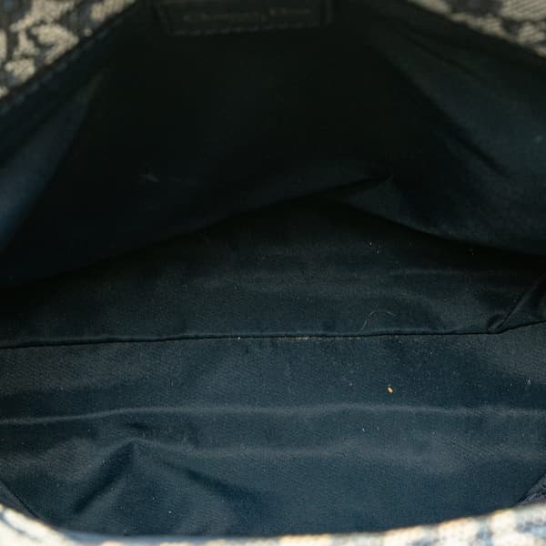 Pre-owned Dior Diorissimo Trotter Canvas Tote Blue