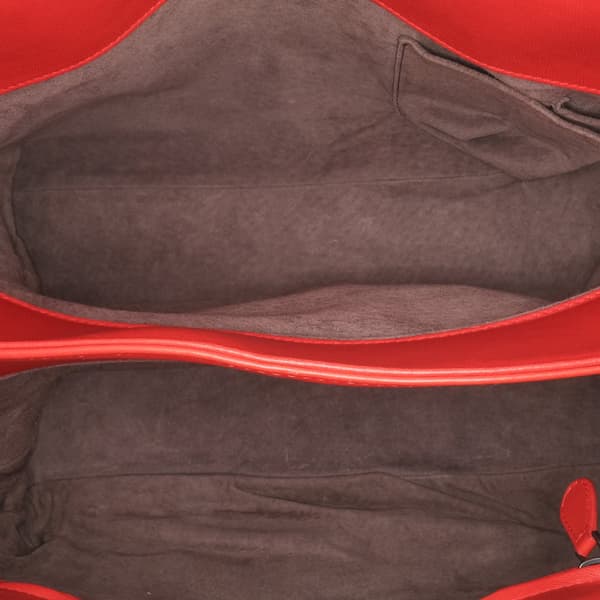 Pre-owned Bottega Veneta Nappa Intrecciato Milano Tote Red