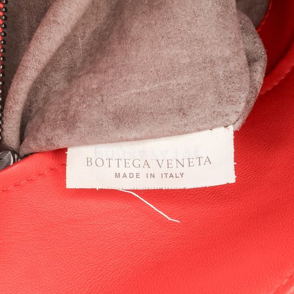Pre-owned Bottega Veneta Nappa Intrecciato Milano Tote Red