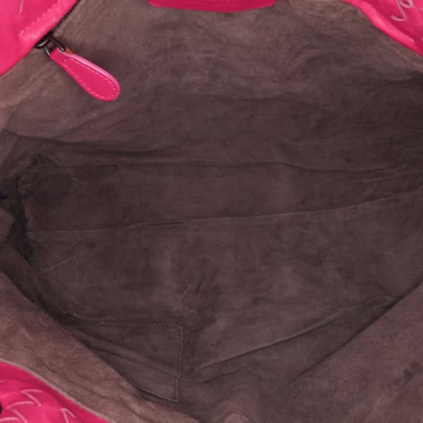 Pre-owned Bottega Veneta Medium Nappa Intrecciato Bella Tote Pink