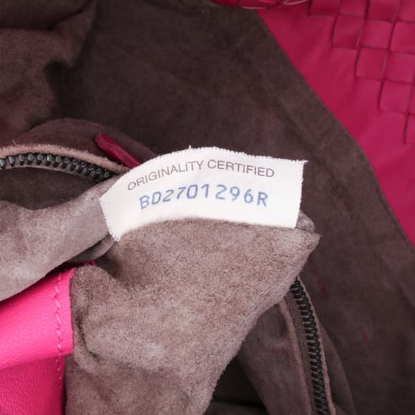 Pre-owned Bottega Veneta Medium Nappa Intrecciato Bella Tote Pink