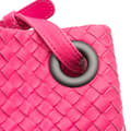 Miniatyrbillede 9 af 10: Pre-owned Bottega Veneta Medium Nappa Intrecciato Bella Tote Pink