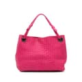 Miniatyrbillede 1 af 10: Pre-owned Bottega Veneta Medium Nappa Intrecciato Bella Tote Pink