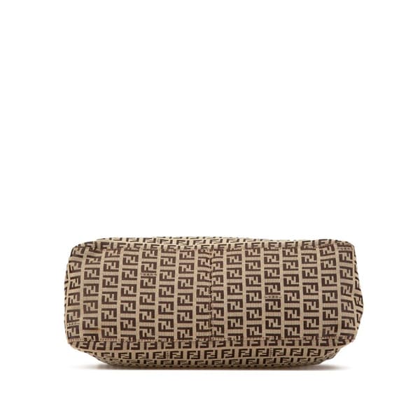 Pre-owned Fendi Zucchino Canvas Tote Brown