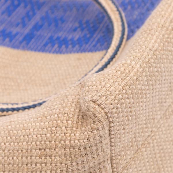 Pre-owned Fendi Zucca Raffia Roll Tote Brown