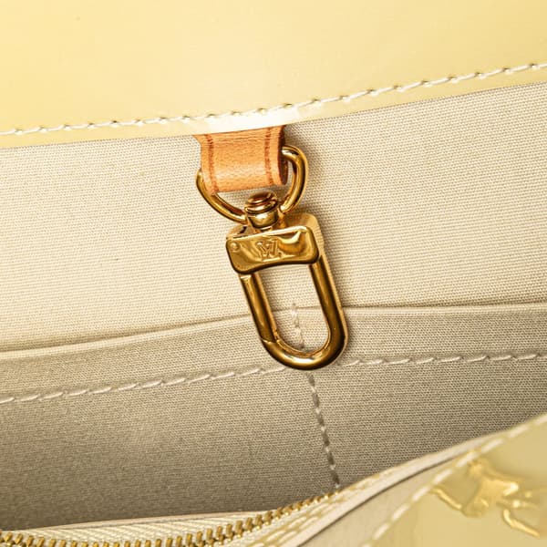 Pre-owned Louis Vuitton Monogram Vernis Catalina East/West Brown