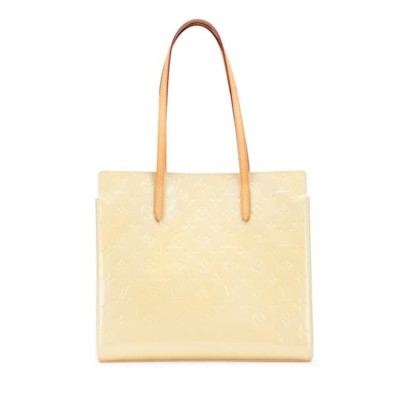 Pre-owned Louis Vuitton Monogram Vernis Catalina East/West Brown