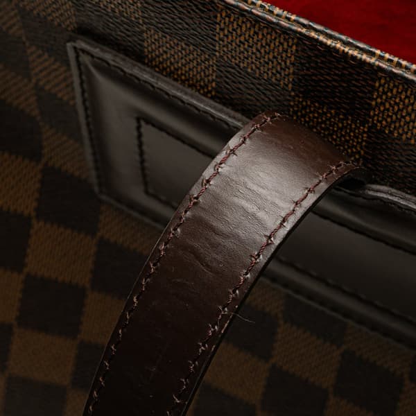 Pre-owned Louis Vuitton Damier Ebene Parioli GM Brown
