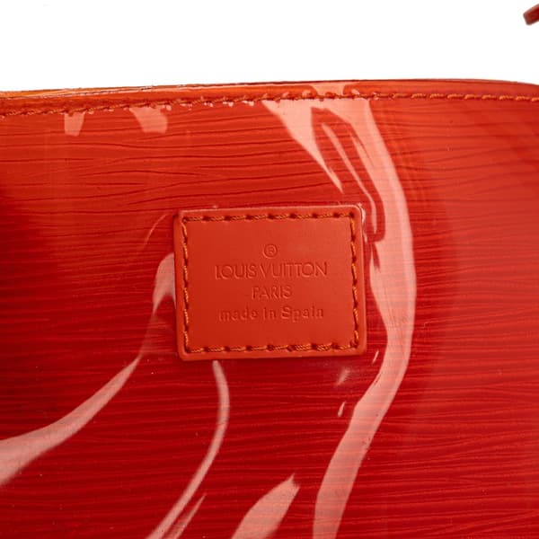 Pre-owned Louis Vuitton Epi Plage Mini Lagoon Bay Orange