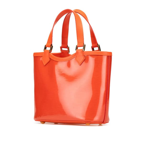 Pre-owned Louis Vuitton Epi Plage Mini Lagoon Bay Orange