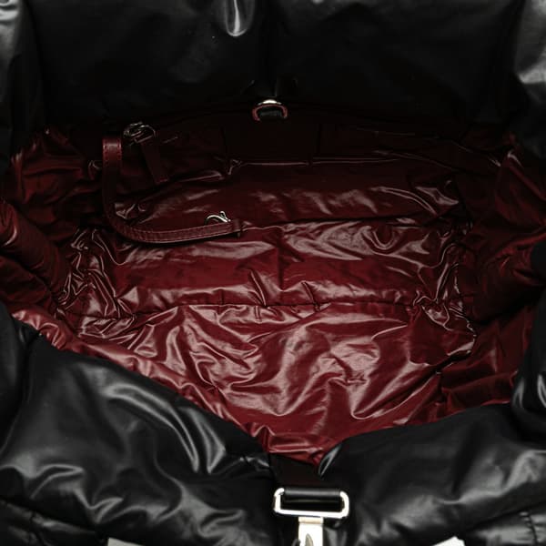 Pre-owned Chanel Small Quilted Nylon Coco Cocoon Tote Black