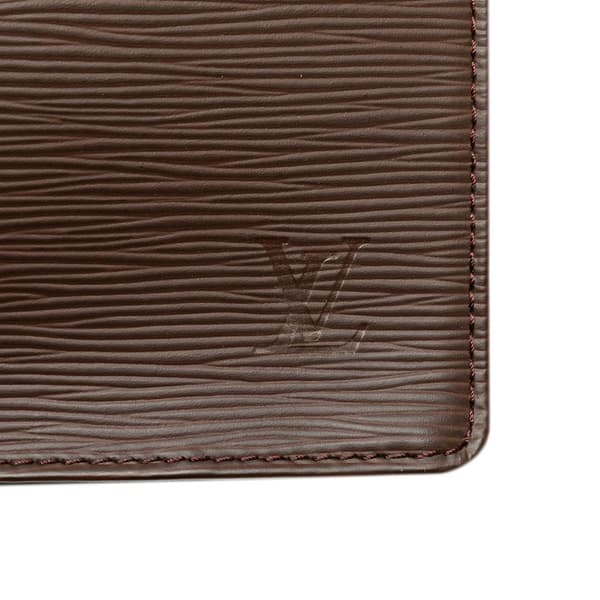 Pre-owned Louis Vuitton Epi Sac Plat PM Brown