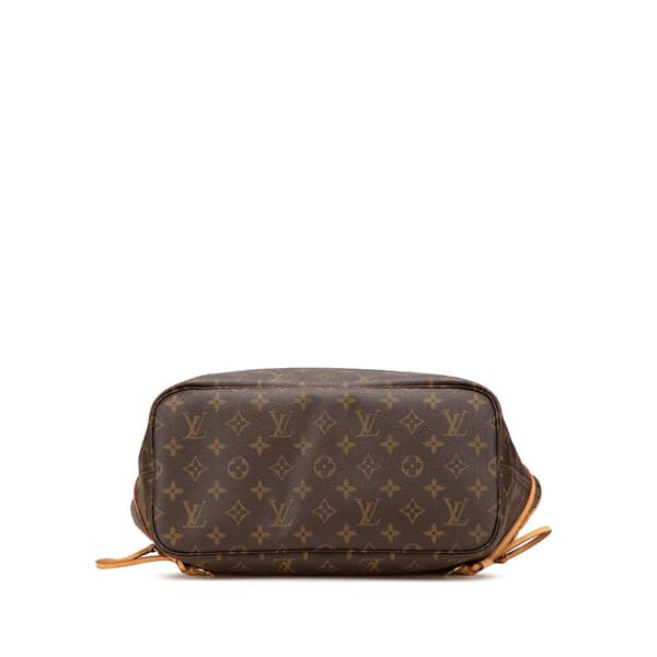 Pre-owned Louis Vuitton Monogram Neverfull MM Brown