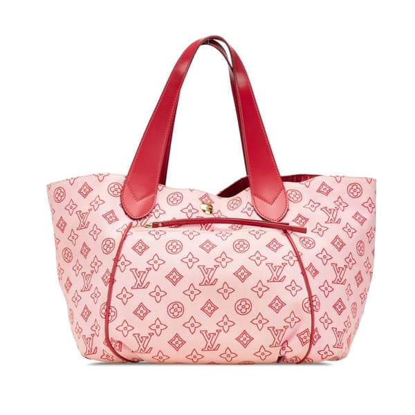 Pre-owned Louis Vuitton Monogram Cabas Ipanema PM Pink