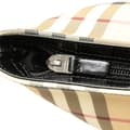Miniatyrbild 8 av 10: Pre-owned Burberry House Check Coated Canvas Tote Brown