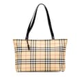 Miniatyrbild 1 av 10: Pre-owned Burberry House Check Coated Canvas Tote Brown