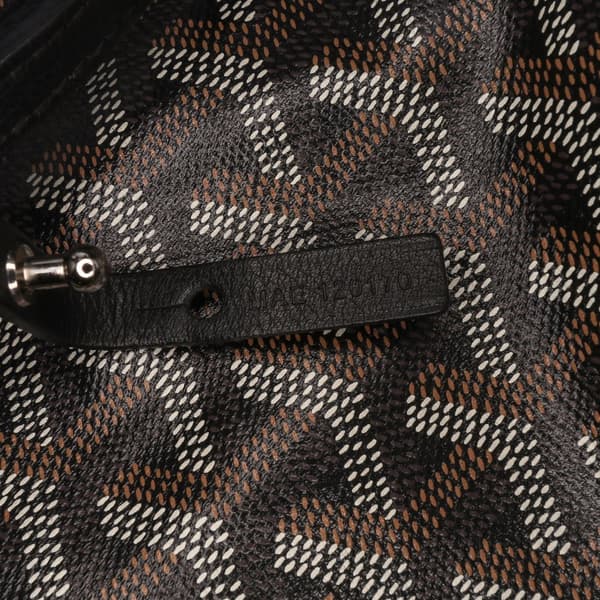 Pre-owned Goyard Goyardine Saint Louis PM Black