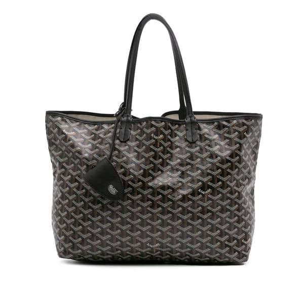 Pre-owned Goyard Goyardine Saint Louis PM Black