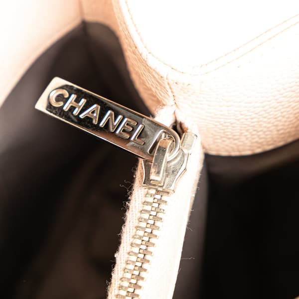 Pre-owned Chanel Caviar Grand Shopping Tote Brown