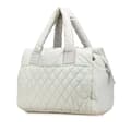 Miniatyrbillede 2 af 10: Pre-owned Chanel Large Nylon Coco Cocoon Tote White
