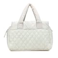 Miniatyrbillede 1 af 10: Pre-owned Chanel Large Nylon Coco Cocoon Tote White