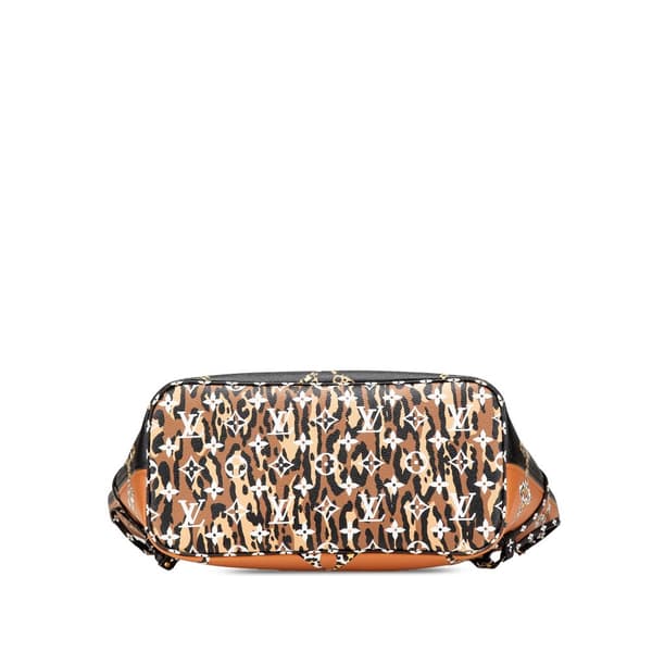 Pre-owned Louis Vuitton Monogram Giant Jungle Neverfull MM Black