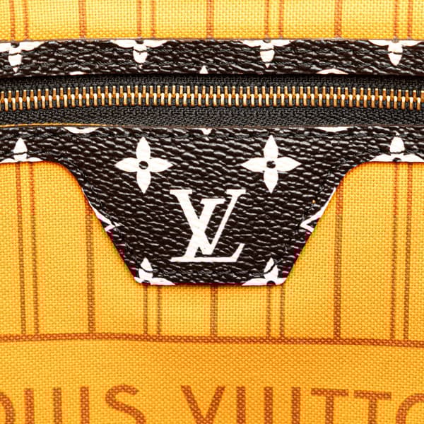 Pre-owned Louis Vuitton Monogram Giant Jungle Neverfull MM Black
