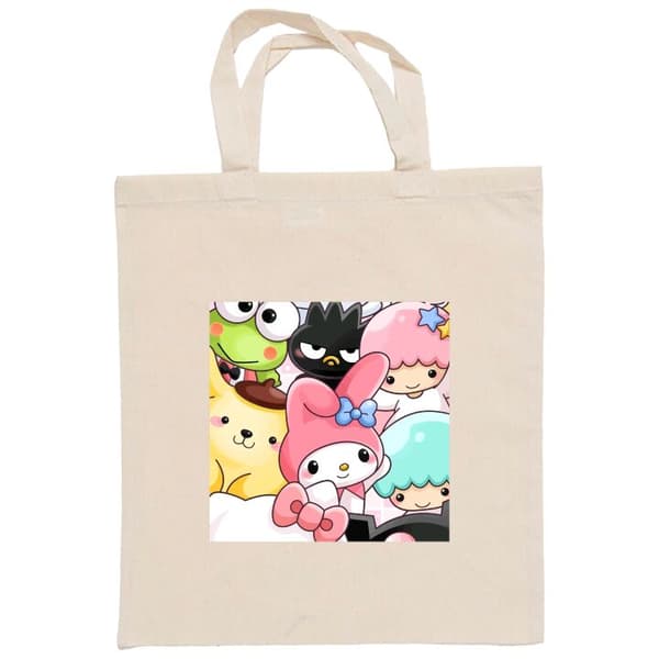 Ostoskassi Kangasta | Kätevä Kangaskassi Kawaii Sanrio Crew
