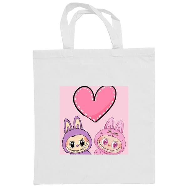 Ostoskassi Kangasta | Kätevä Kangaskassi Labubu Pinkki Hirviö