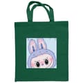 Miniatyrbild 1 av 3: Shoppingväska i Tyg | Praktisk Tygpåse Blue Bunny Labubu