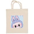 Miniatyrbild 2 av 3: Shoppingväska i Tyg | Praktisk Tygpåse Blue Bunny Labubu