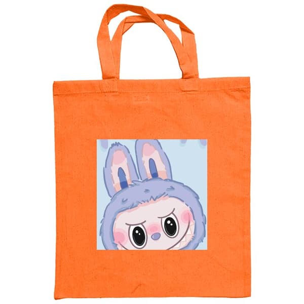 Shoppingväska i Tyg | Praktisk Tygpåse Blue Bunny Labubu