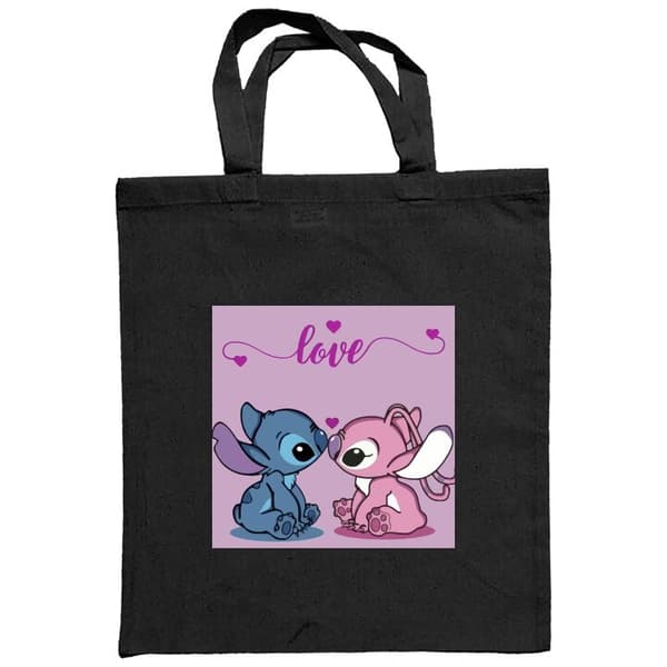 Ostoskassi Kangasta | Kätevä Kangaskassi Lilo & Stitch - Angel