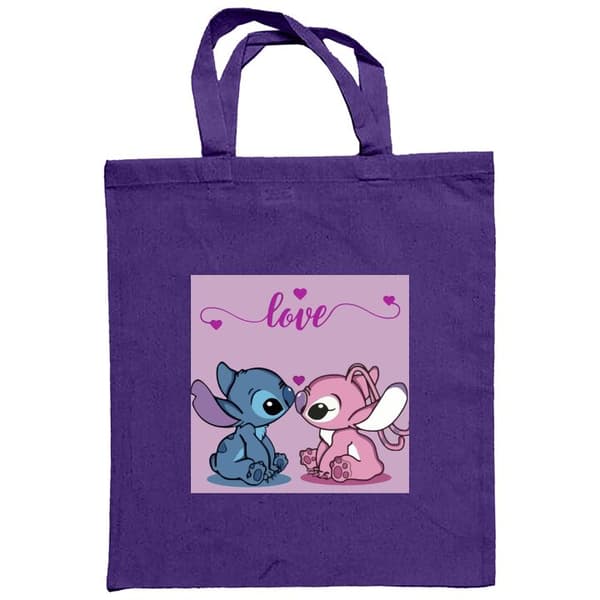 Ostoskassi Kangasta | Kätevä Kangaskassi Lilo & Stitch - Angel