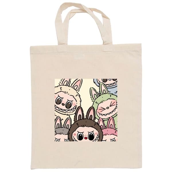Ostoskassi Kangasta | Kätevä Kangaskassi Labubu Pastel Collect