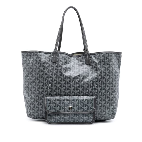 Pre-owned Goyard Goyardine Saint Louis PM Gray