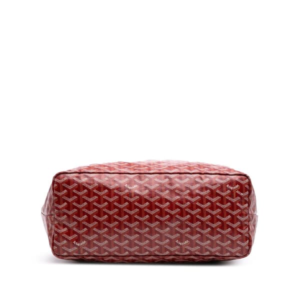 Pre-owned Goyard Goyardine Saint Louis PM Red
