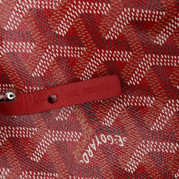 Pre-owned Goyard Goyardine Saint Louis PM Red