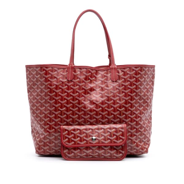 Pre-owned Goyard Goyardine Saint Louis PM Red