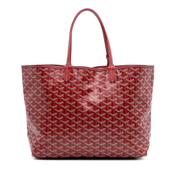 Pre-owned Goyard Goyardine Saint Louis PM Red
