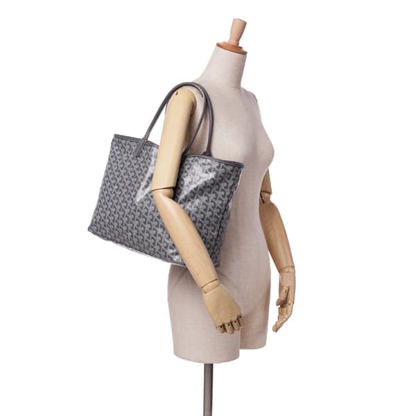 Pre-owned Goyard Goyardine Saint Louis PM Gray