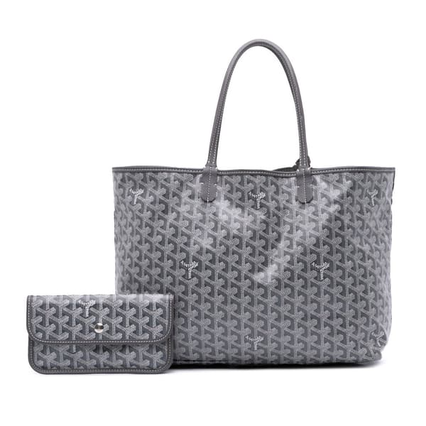 Pre-owned Goyard Goyardine Saint Louis PM Gray