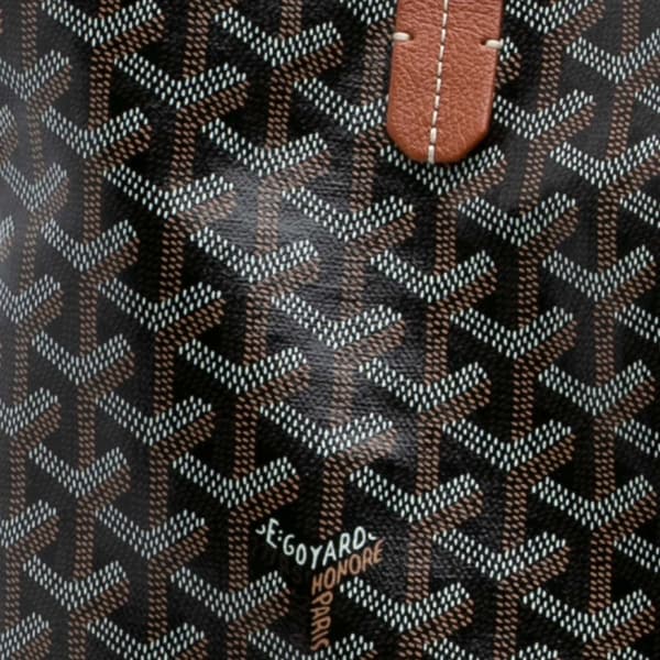 Pre-owned Goyard Goyardine Saint Louis PM Black