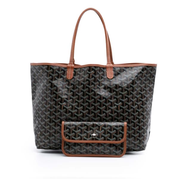 Pre-owned Goyard Goyardine Saint Louis PM Black