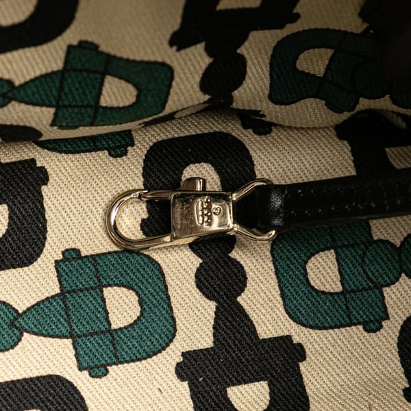 Pre-owned Gucci Small Guccissima Punch Tote Black