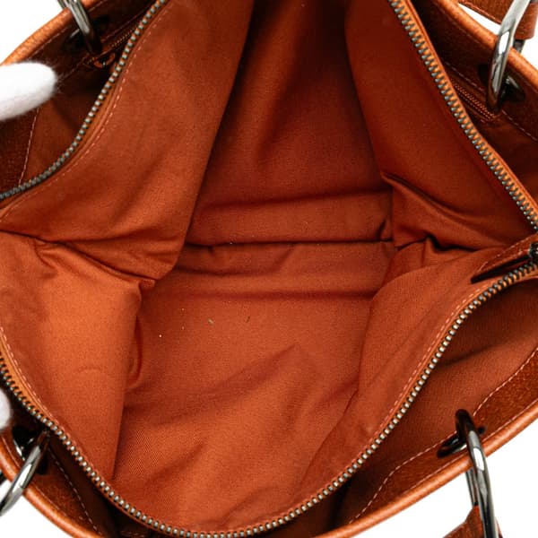 Pre-owned Gucci GG Canvas Eclipse Tote Brown