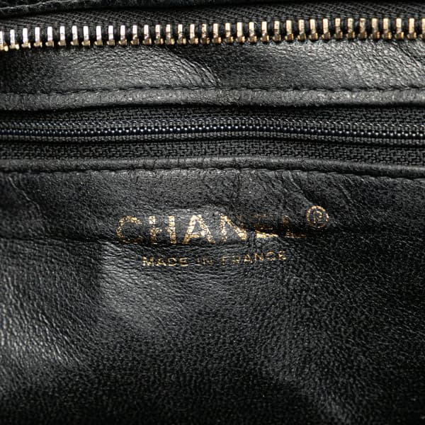 Pre-owned Chanel Caviar Medallion Tote Black
