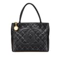 Pikkukuva 1 / 10: Pre-owned Chanel Caviar Medallion Tote Black